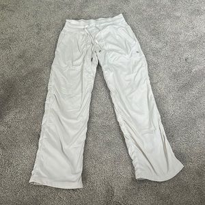White lululemon studio dance pant